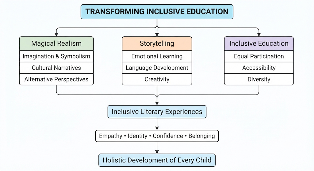 Figure 1: Transforming Inclusive Education through Magical Realism and Storytelling